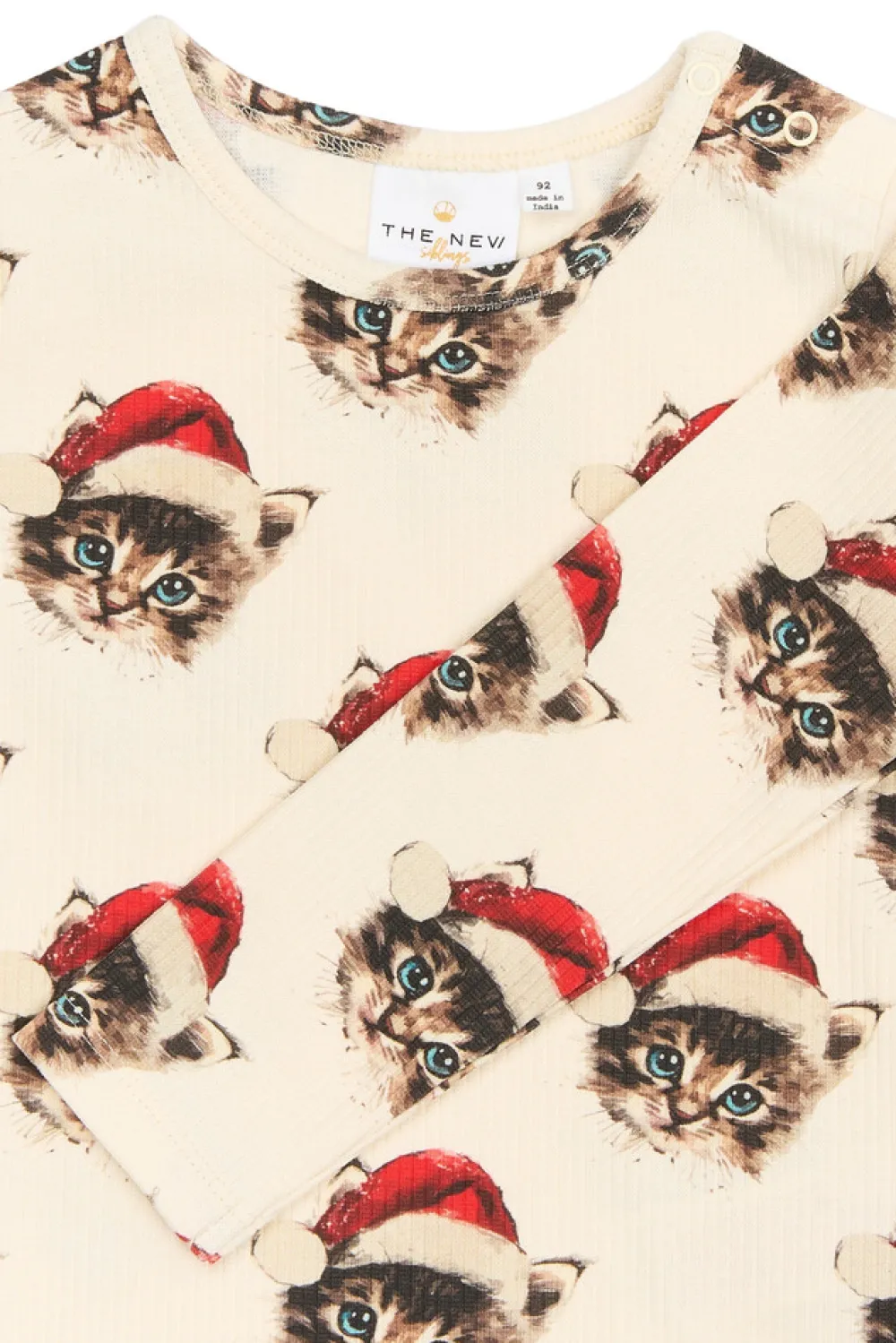 The New Siblings Holiday Rib Nat Sæt - GARDENIAC- Juletøj|Nattøj & Natkjoler