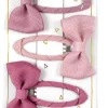 Ella & Monster Hårclips Dusty Rose Bow- Festtøj & Tilbehør