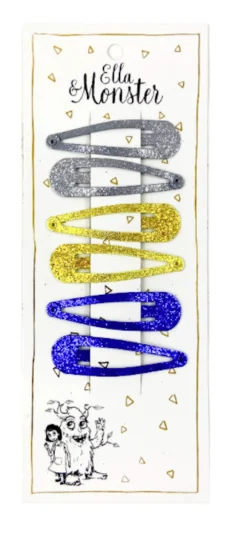 Ella & Monster Hårclips Glitter Clip Two- Festtøj & Tilbehør