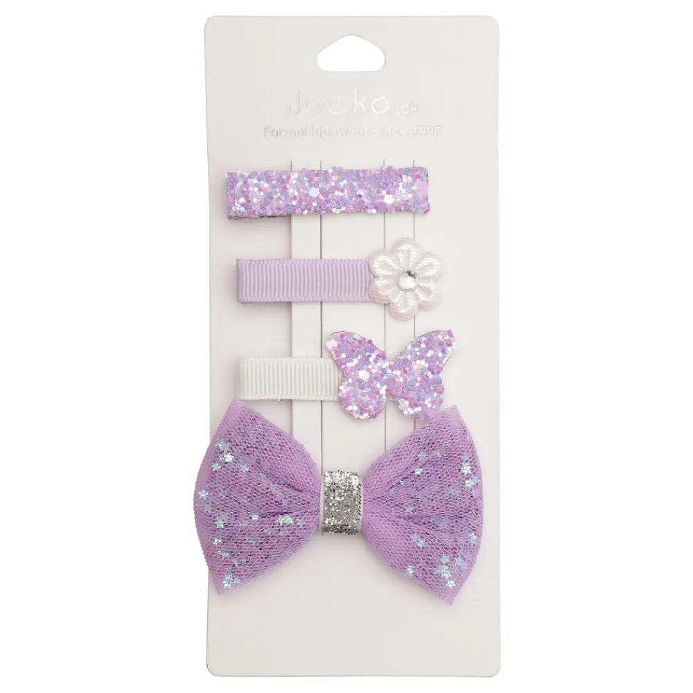 Jocko Hårpyntsæt - Lilla- Festtøj & Tilbehør