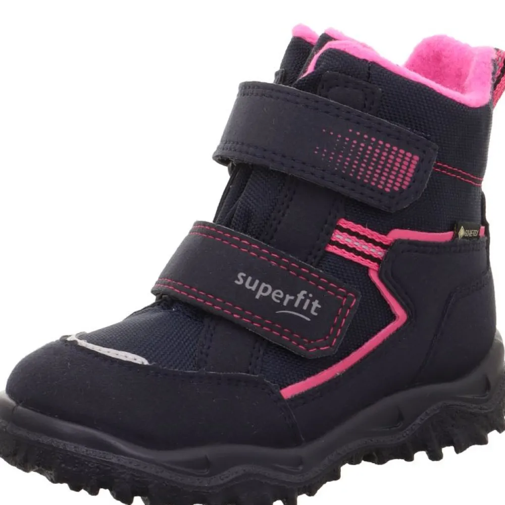 Superfit Husky - Blau/pink- Vinterstøvler