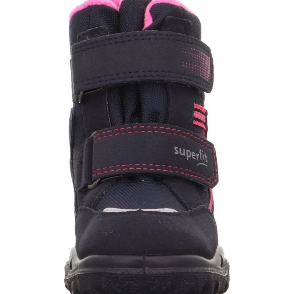 Superfit Husky - Blau/pink- Vinterstøvler