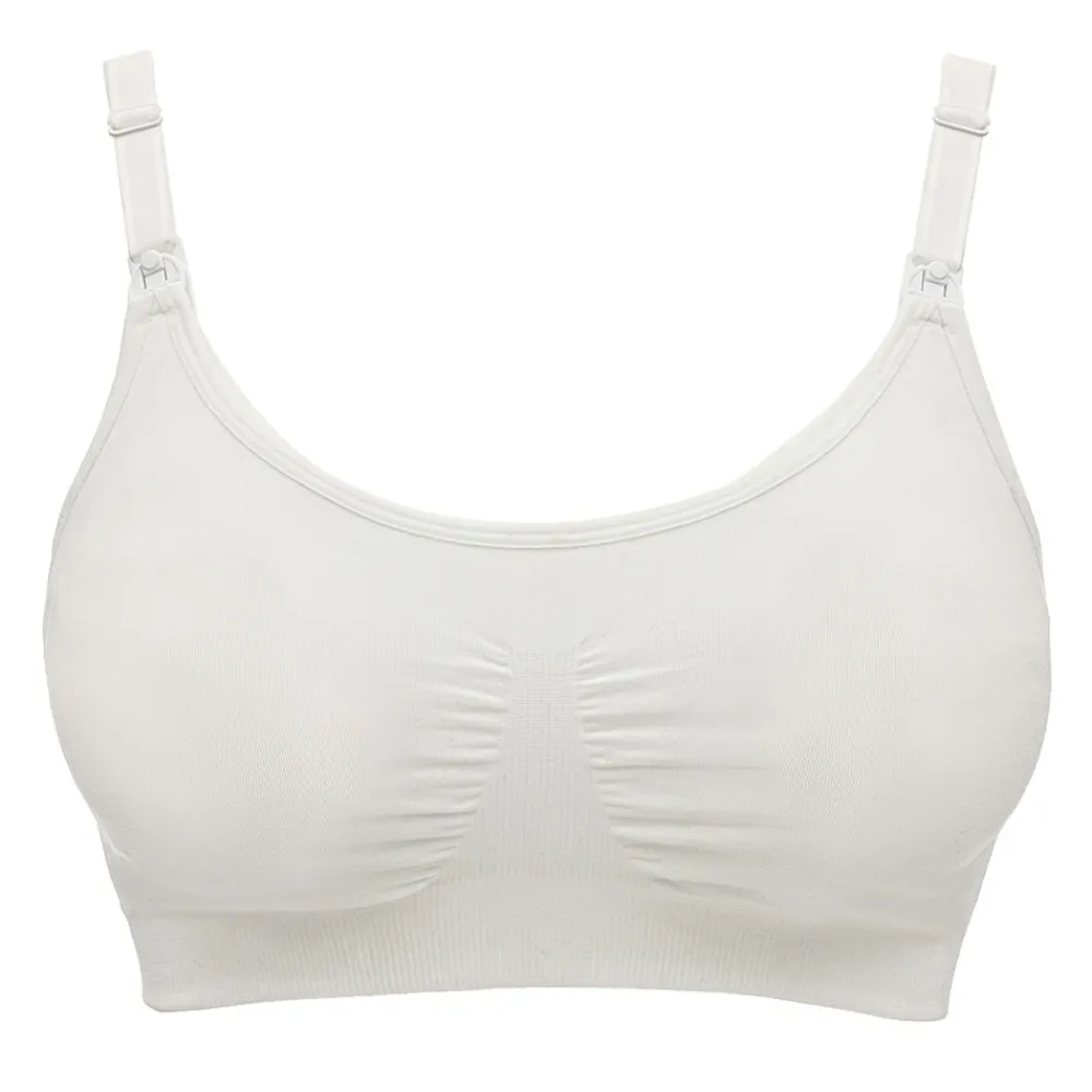 Medela 3-i-1 amme- og pumpe-BH hvid XL- Amme Bh'Er