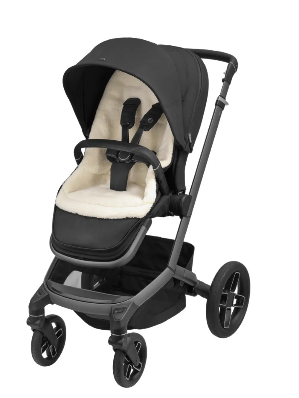 Maxi-Cosi 2-i-1 kørepose - Twillic Black- Køreposer