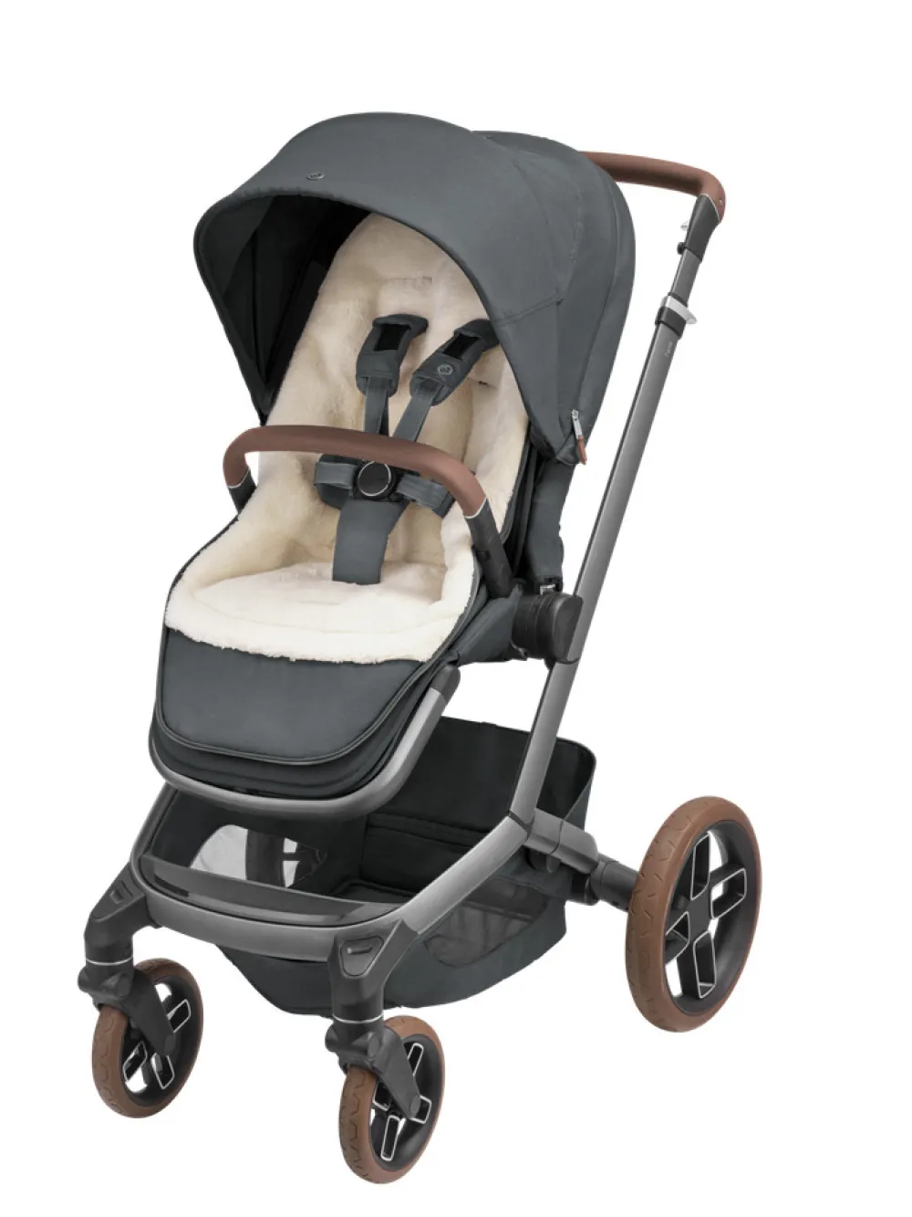 Maxi-Cosi 2-i-1 kørepose - Twillic Graphite- Køreposer