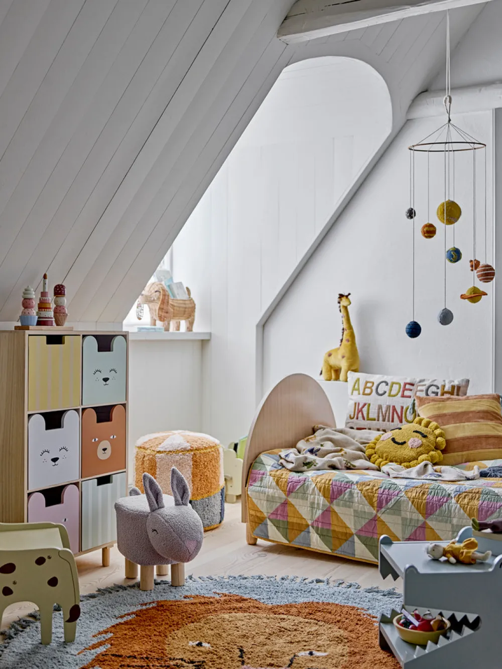 Bloomingvillemini Ibber Stol, Grå - FSC®-Børn Børneborde & Stole