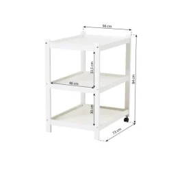 Hoppekids Ida-Marie Puslereol - hvid-Børn Pusleborde|Pusleborde