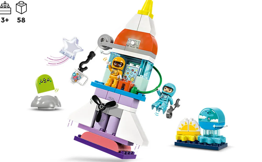 LEGO Duplo 3-i-1-eventyr med rumfærge 10422 LEGO® DUPLO®- Lego