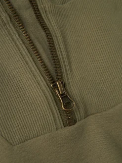 Lil' Atelier Ilondon ls half zip sweat - KALAMATA- Cardigans, Veste & Trøjer