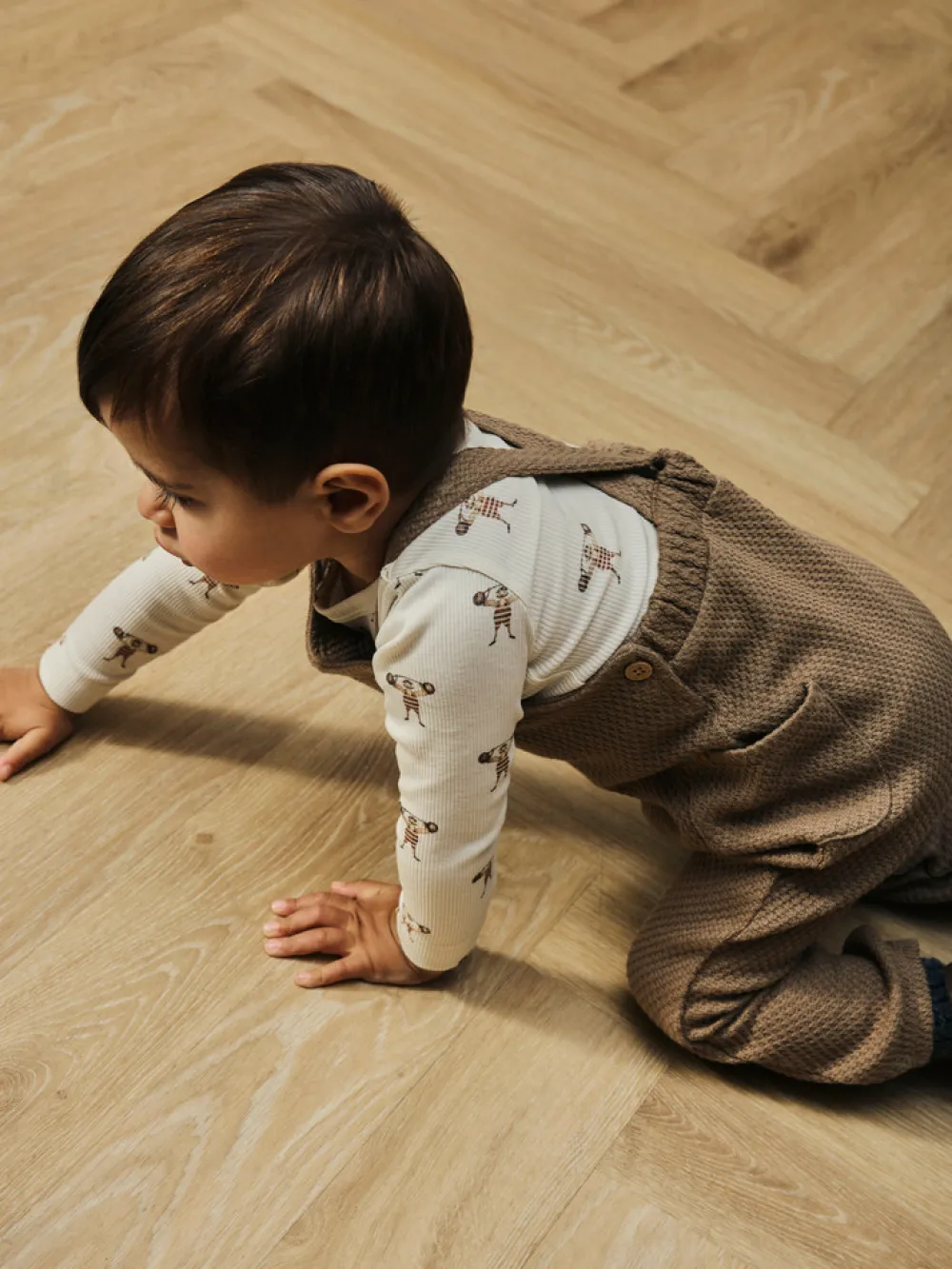 Lil' Atelier Ilondon Ruk Sweat Smækbukser - Sepia Tint- Smækbukser & Buksedragter