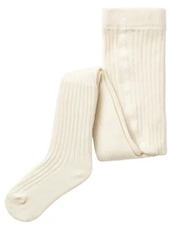 Lil' Atelier Ilso strømpebukser - TURTLEDOVE- Strømpebukser