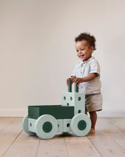 MODU 3-in-1 Baby Walker Ocean Mint / Forest Green- Store Byggesæt|Tumlemøbler