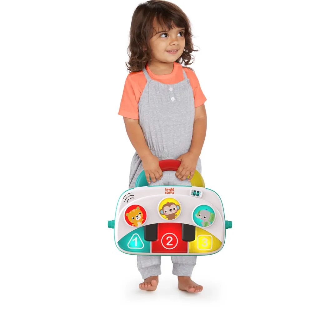 Bright Starts 4-in-1 Groovin Kicks aktivitets-gym,klaver & tromme- Aktivitetstæpper