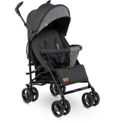 Lionelo Irma klapvogn - black/dark grey- Rejseklapvogne