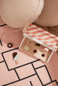 KIDSCONCEP Isbod med 6 is i træ- Køkkenleg