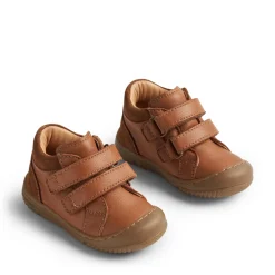 Wheat Ivalo dobbelt velcro prewalker - cognac- Begyndersko