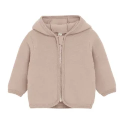 HUTTEliHUT Jakke Ører Uld Fleece - Mahogany Rose- Uldoverdele