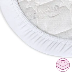 Babybay Jersey lagen, deluxe 1 stk. til Side by side seng orginal - hvid-Børn Lagner & Vådliggerlagner