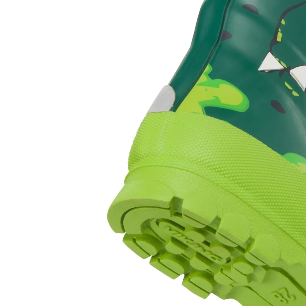 Viking Jolly print gummistøvle - Bottlegreen/Multi- Lange Gummistøvler