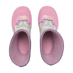 Viking Jolly print gummistøvle - Purple/Multi- Lange Gummistøvler