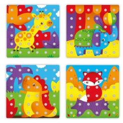 QUERCETTI Jumbo Peggy Stiftmosaik (45 dele)- Kreasæt