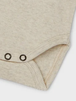 NAME IT Kab langærmet boby - Peyote melange- Bodystocking Langærmet