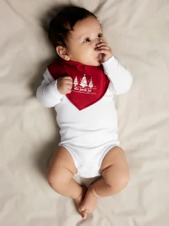 NAME IT Kab langærmet body - Bright white- Bodystocking Langærmet