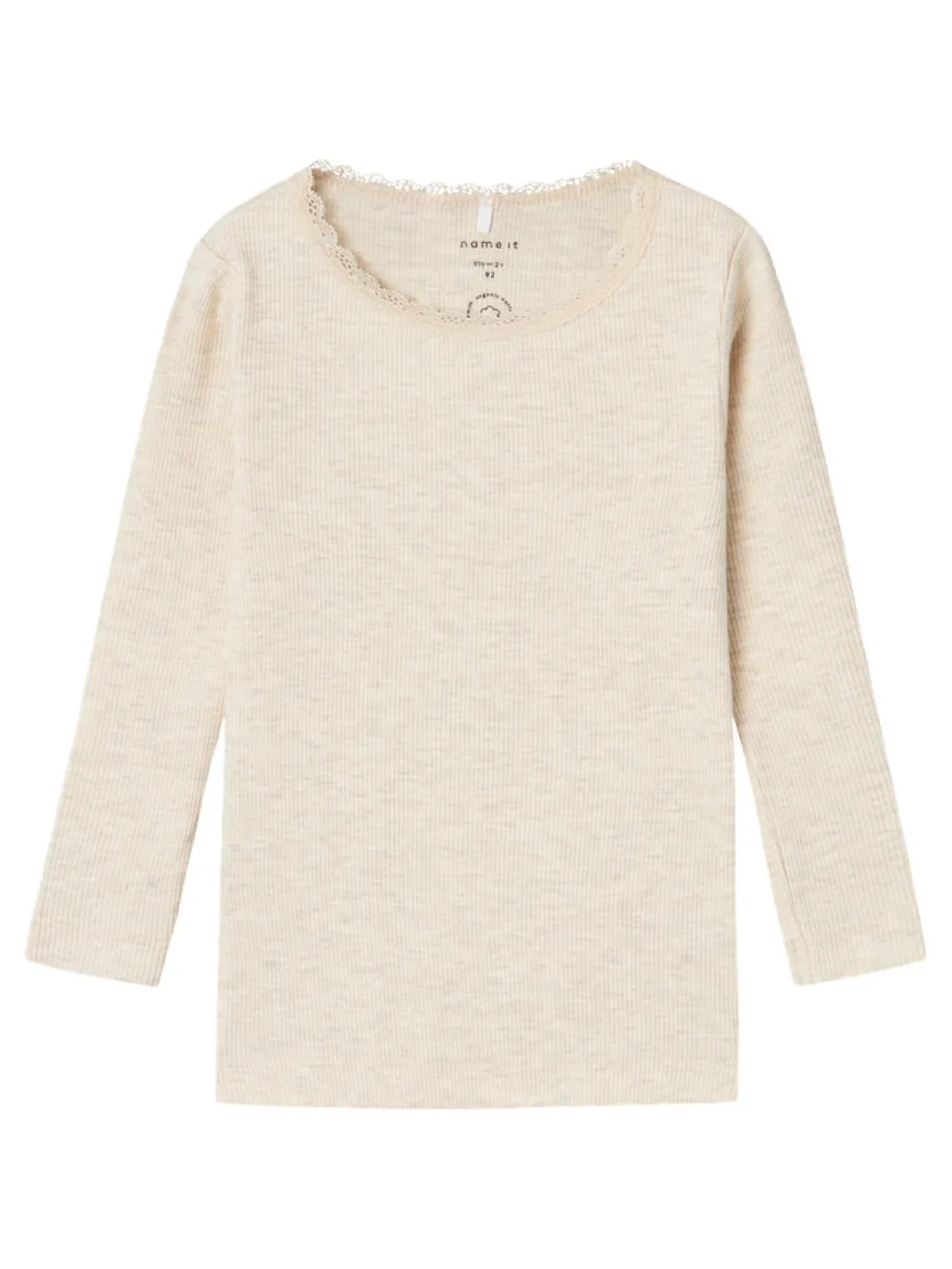 NAME IT Kab langærmet top - PEYOTE- Bluser