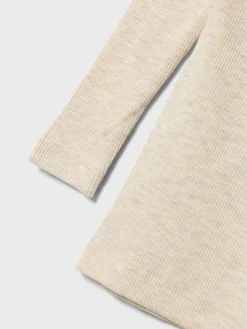 NAME IT Kab langærmet top - PEYOTE- Bluser