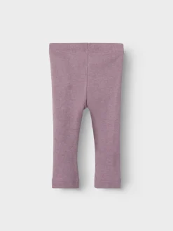 NAME IT Kab leggings - ELDERBERRY- Leggings