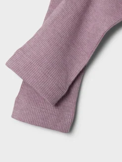 NAME IT Kab leggings - ELDERBERRY- Leggings