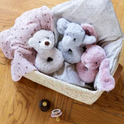 BeKids Kanin rangle - rosa- Rangler I Plys