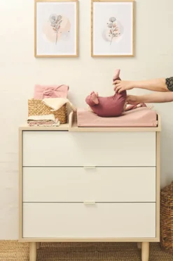 BeKids Karl starterpakke - seng, puslekommode, madras og lagen-Børn Pakkeløsninger|Pusleborde