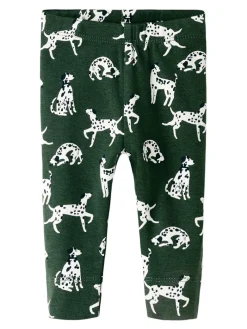 NAME IT Kian Leggings - Deep Forest- Leggings