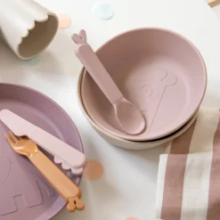 Done By Deer Kiddish skeer 4 stk. - lalee pudder- Bestik