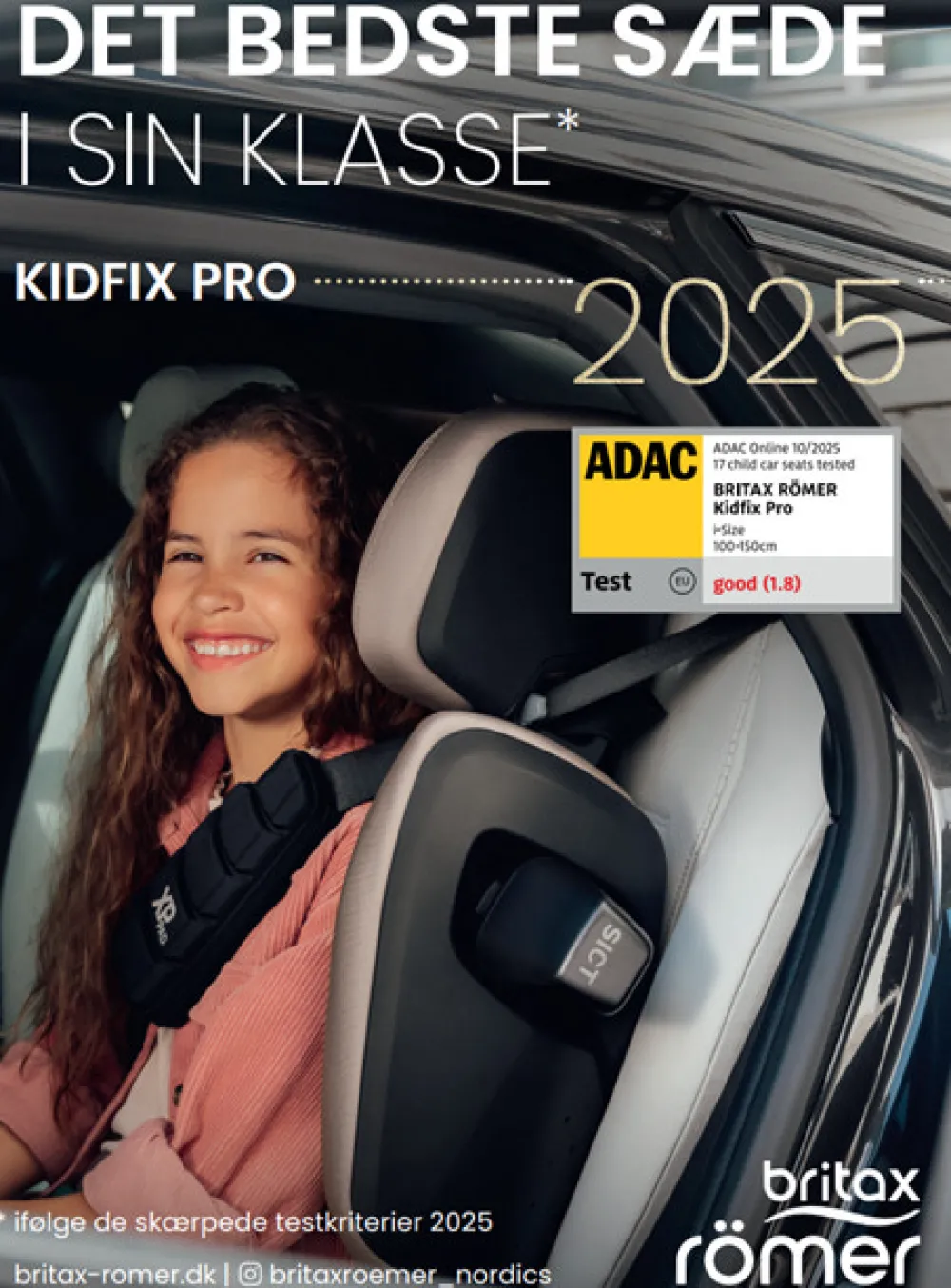 Britax Römer Kidfix Pro Lux - Warm Caramel- Autostole 100-150 Cm (4-12 År)