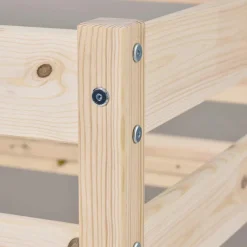 Hoppekids Køjeseng inkl. bund, Eco comfort 70x160 cm. - Natur-Børn Juniorsenge