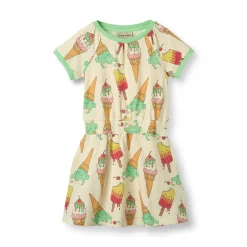 Småfolk Kjole kortærmet - Marsmallow- Kjoler