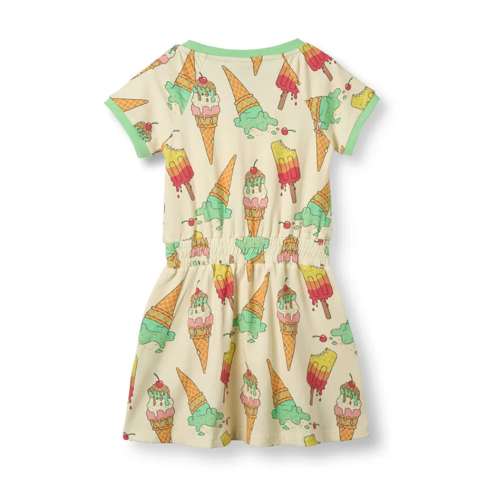 Småfolk Kjole kortærmet - Marsmallow- Kjoler