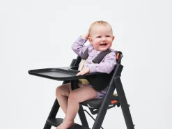 KAOS Klapp Bøjle & Bakke - Charcoal Black-Børn Tilbehør Til Højstole