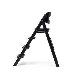 KAOS Klapp højstol foldbar - eg sort-Børn Højstole Uden Tilbehør