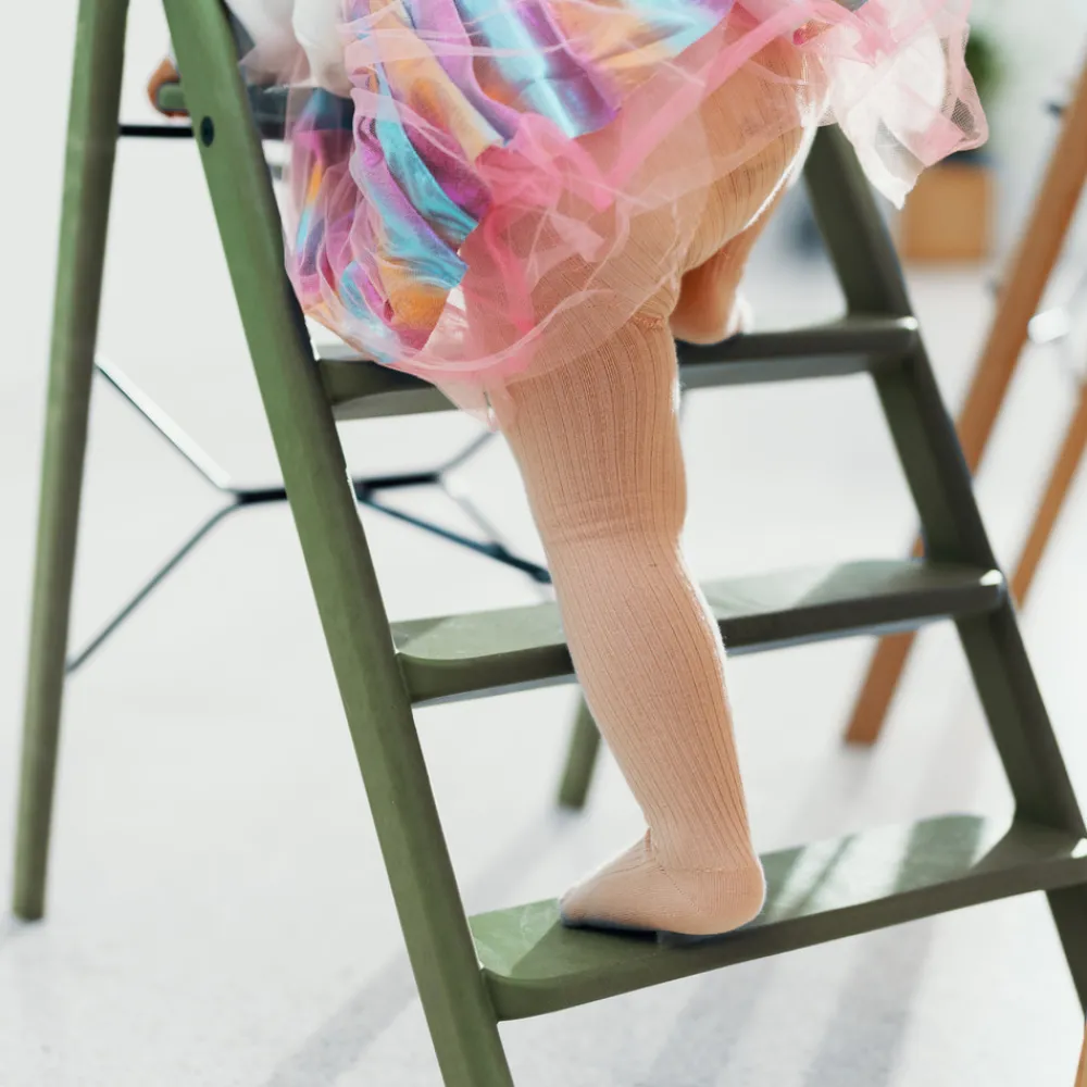 KAOS Klapp højstol foldbar - Genbrugsplast, grøn-Børn Højstole Uden Tilbehør