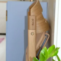 KAOS Klapp højstol foldbar eg inkl. pude - natur-Børn Højstole Med Tilbehør