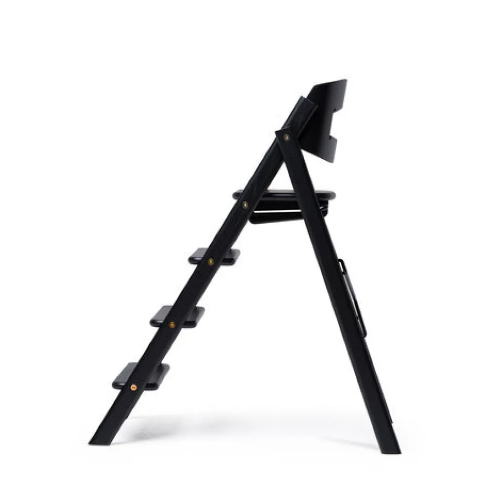 KAOS Klapp højstol foldbar eg inkl. bøjle - sand-Børn Højstole Med Tilbehør