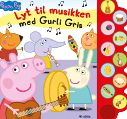 Alvilda 10-knaps lydbog -Lyt til musikken med Gurli Gris- Bøger Med Lyd
