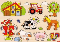 Goki Knoppuslespil, Bondegård- Puslespil