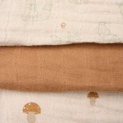 Pippi Øko. stofbleer (6-pak) - Almond-Børn Stofbleer & Klude|Stofbleer