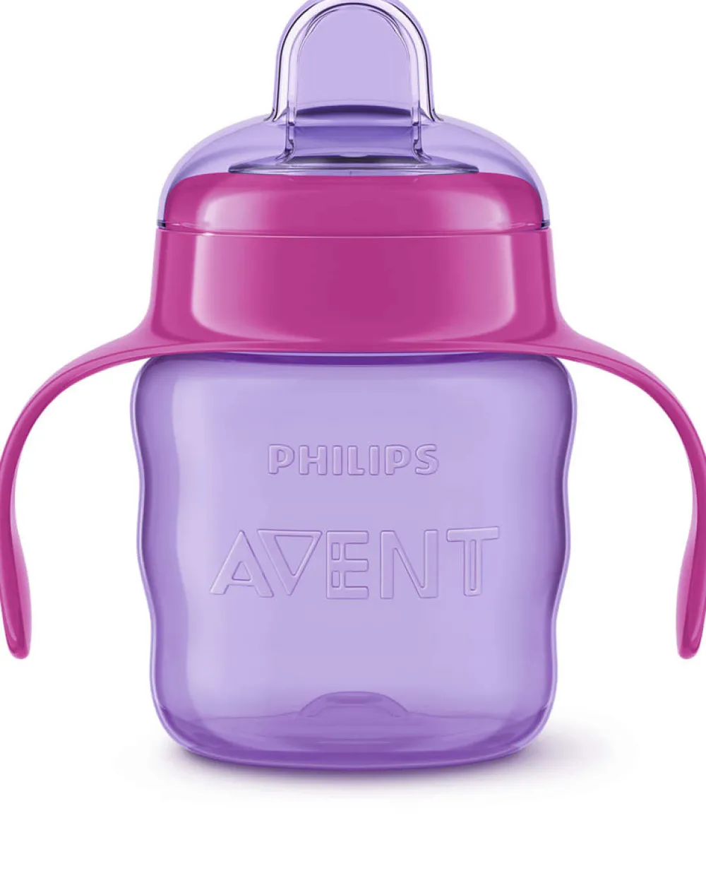 Philips Avent Kop med blød drikketud, 200 ml. - Lilla- Træningskopper Og Flasker