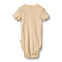 Wheat Kortærmet Rib Body Edna - 9430- Bodystocking Kortærmet