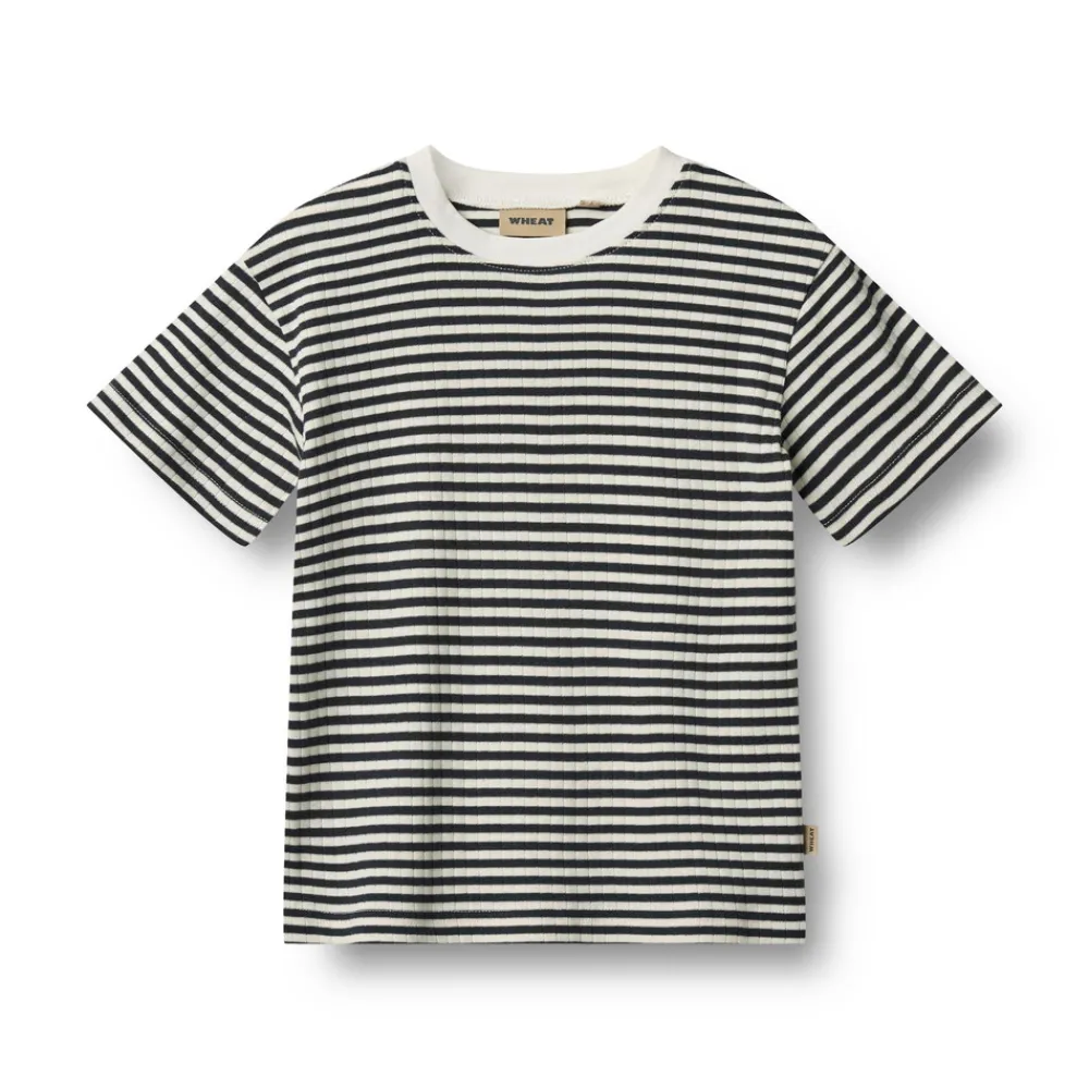 Wheat Kortærmet T-shirt Fabian - 9432- T-Shirts & Toppe